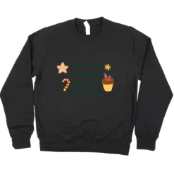 Weihnachtspullover KinderSchwarz